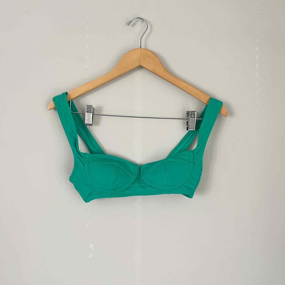 Xhilaration Green Bikini Top Size Small